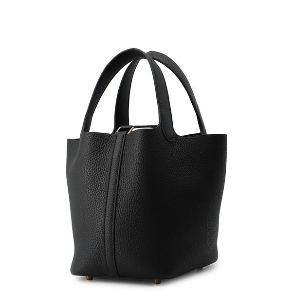 エルメス ハンドバッグ ピコタンロックPM ブラック/ゴールド金具 トリヨンクレマンス G刻印 HERMES 黒