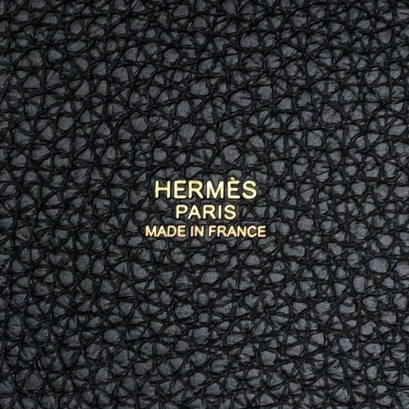 エルメス ハンドバッグ ピコタンロックPM ブラック/ゴールド金具 トリヨンクレマンス G刻印 HERMES 黒