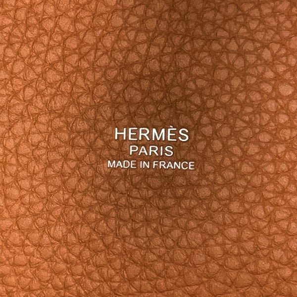 エルメス ハンドバッグ ピコタンロックPM ゴールド/シルバー金具 トリヨンクレマンス G刻印 HERMES