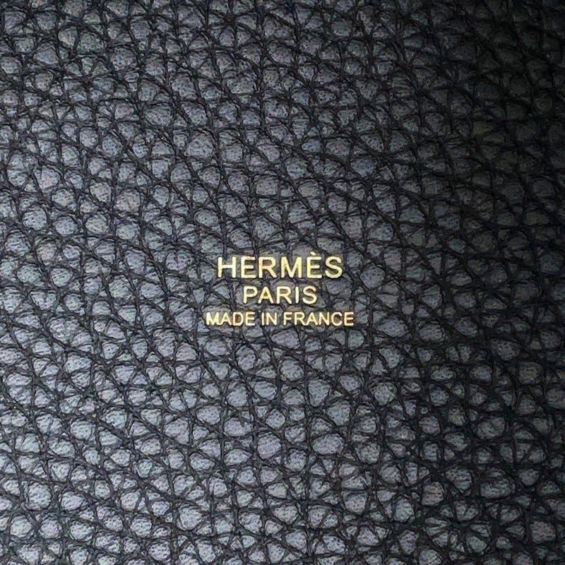 エルメス ハンドバッグ ピコタンロックPM ブラック/ゴールド金具 トリヨンクレマンス G刻印 HERMES 黒
