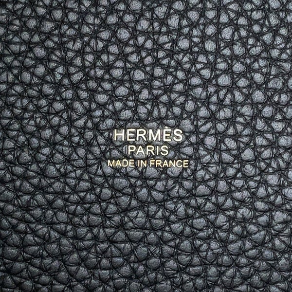 エルメス ハンドバッグ ピコタンロックPM ブラック/ゴールド金具 トリヨンクレマンス G刻印 HERMES 黒