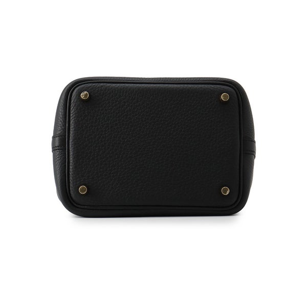 エルメス ハンドバッグ ピコタンロックPM ブラック/ゴールド金具 トリヨンクレマンス G刻印 HERMES 黒