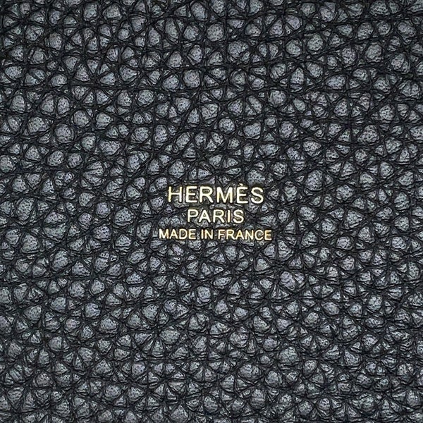 エルメス ハンドバッグ ピコタンロックPM ブラック/ゴールド金具 トリヨンクレマンス G刻印 HERMES 黒