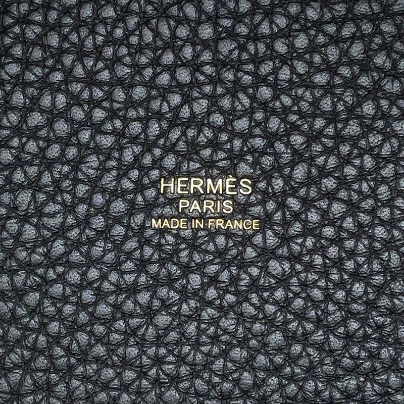 エルメス ハンドバッグ ピコタンロックPM ブラック/ゴールド金具 トリヨンクレマンス G刻印 HERMES 黒