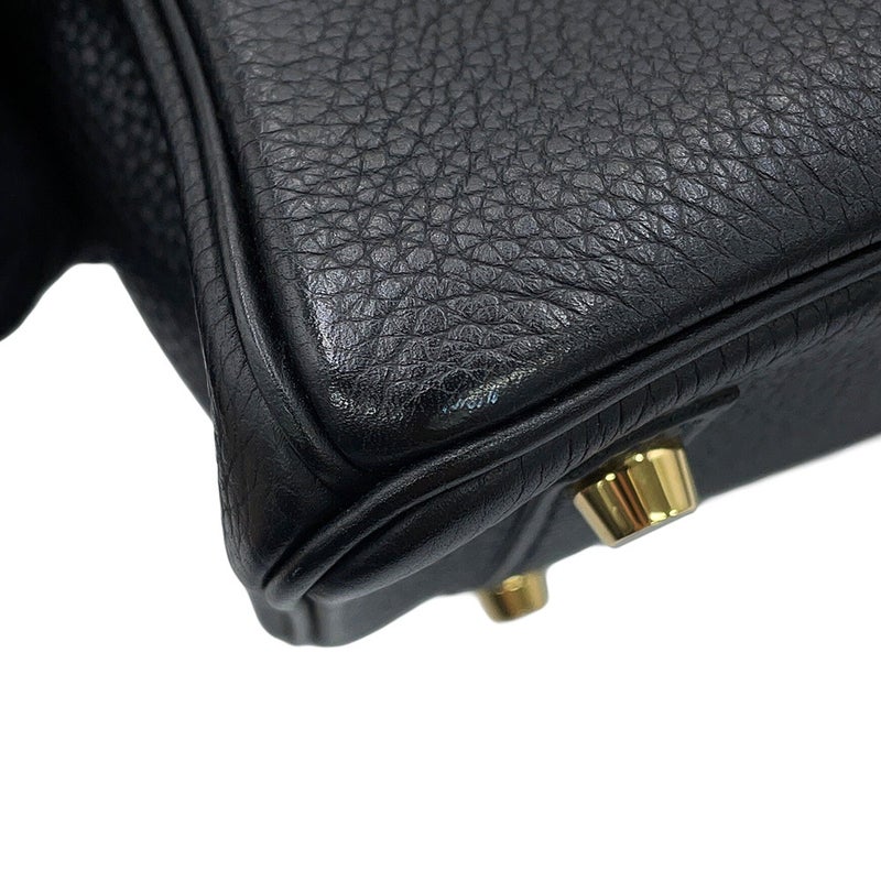 エルメス バーキン25 ブラック/ゴールド金具 トゴ C刻印 HERMES Birkin ハンドバッグ 黒