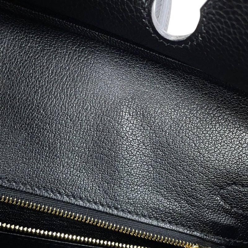 エルメス バーキン25 ブラック/ゴールド金具 トゴ C刻印 HERMES Birkin ハンドバッグ 黒