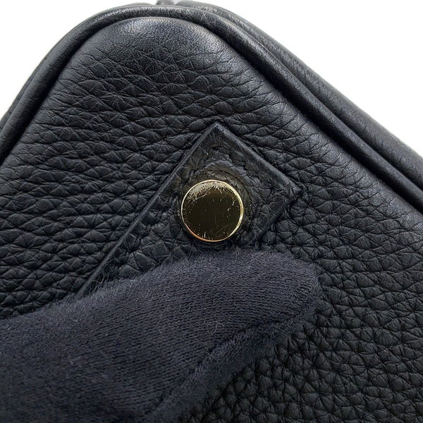 エルメス バーキン25 ブラック/ゴールド金具 トゴ C刻印 HERMES Birkin ハンドバッグ 黒