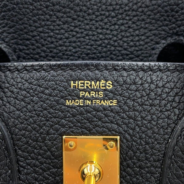 エルメス バーキン25 ブラック/ゴールド金具 トゴ C刻印 HERMES Birkin ハンドバッグ 黒