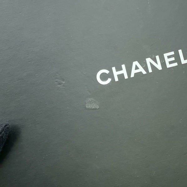 シャネル チェーンウォレット マトラッセ ココマーク デニム A33814 CHANEL 財布