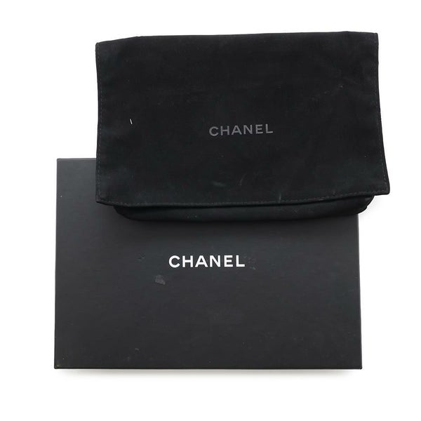 シャネル チェーンウォレット マトラッセ ココマーク デニム A33814 CHANEL 財布