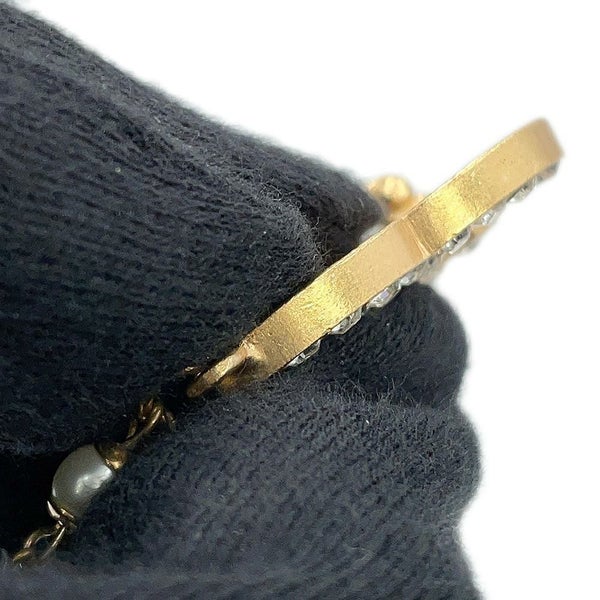 シャネル ブローチ ココマーク ラインストーン フェイクパール 2連ブローチ 01 P CHANEL アクセサリー