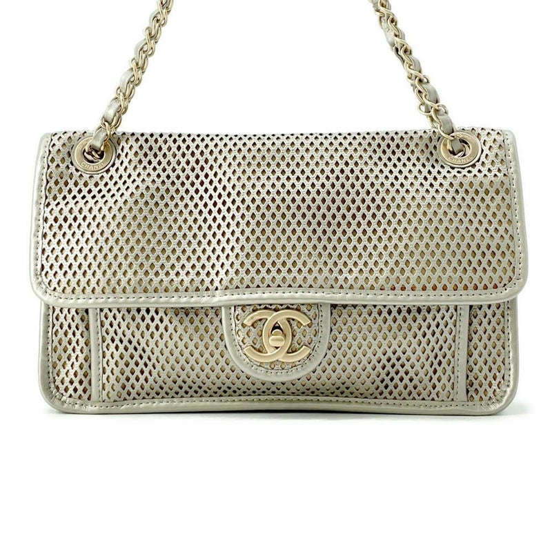 シャネル チェーンショルダーバッグ フレンチリビエラ パンチング CHANEL バッグ