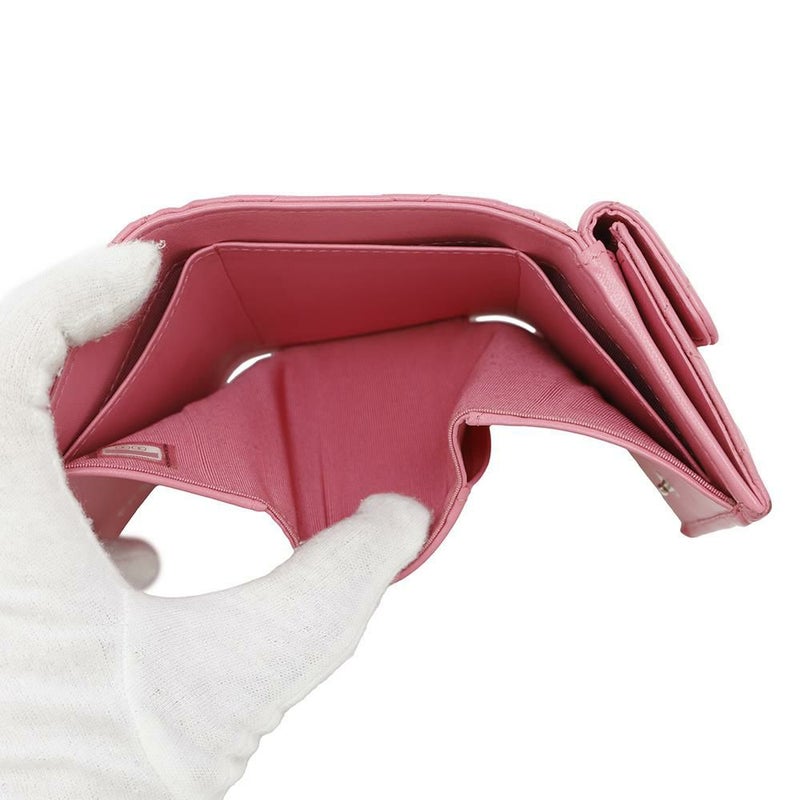 シャネル 三つ折り財布 マトラッセ ココマーク クラシック スモール フラップ ウォレット AP0230 CHANEL