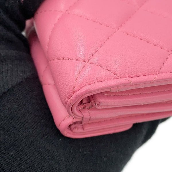 シャネル 三つ折り財布 マトラッセ ココマーク クラシック スモール フラップ ウォレット AP0230 CHANEL