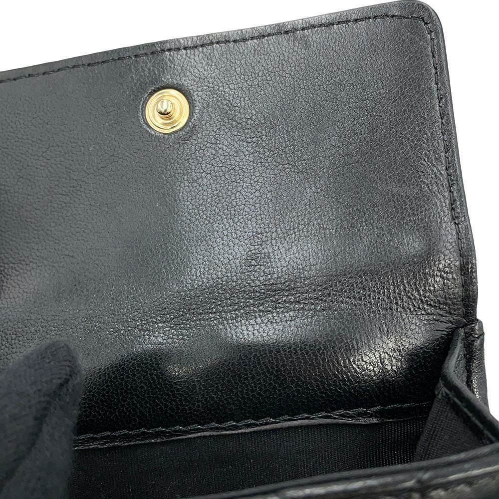 シャネル 三つ折り財布 キルティング ココマーク シャネル19 スモール