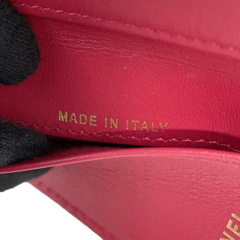 シャネル 三つ折り財布 キルティング ココマーク シャネル19 スモール フラップ ウォレット ラムスキン AP1789 CHANEL 黒