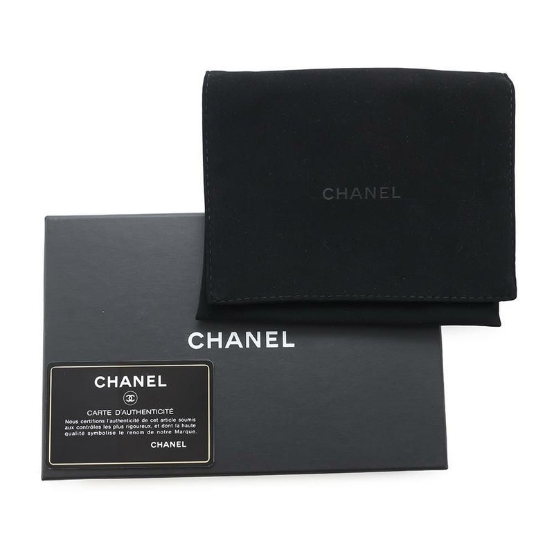 シャネル 三つ折り財布 キルティング ココマーク シャネル19 スモール フラップ ウォレット ラムスキン AP1789 CHANEL 黒