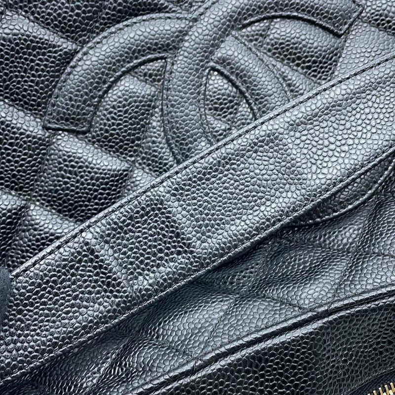 シャネル チェーンショルダーバッグ マトラッセ ココマーク キャビアスキン A20993 CHANEL バッグ ワンショルダー 黒