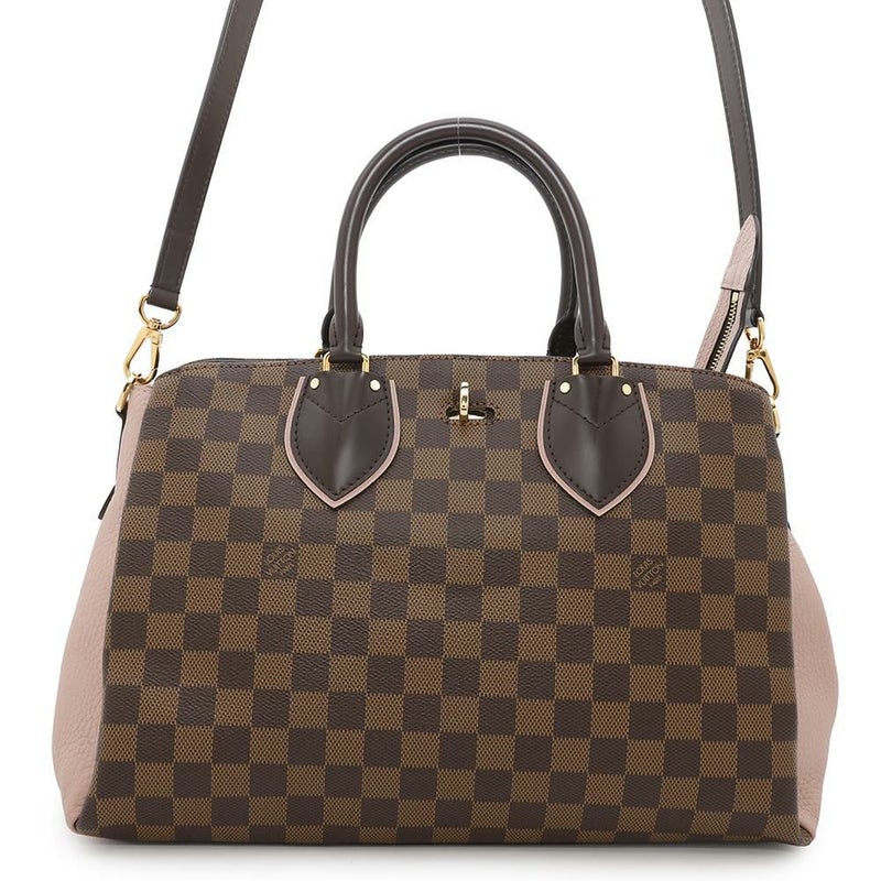 ルイヴィトン ハンドバッグ ダミエ・エベヌ ノルマンディー N41488 LOUIS VUITTON 2way ピンク