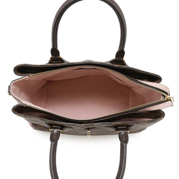 ルイヴィトン ハンドバッグ ダミエ・エベヌ ノルマンディー N41488 LOUIS VUITTON 2way ピンク