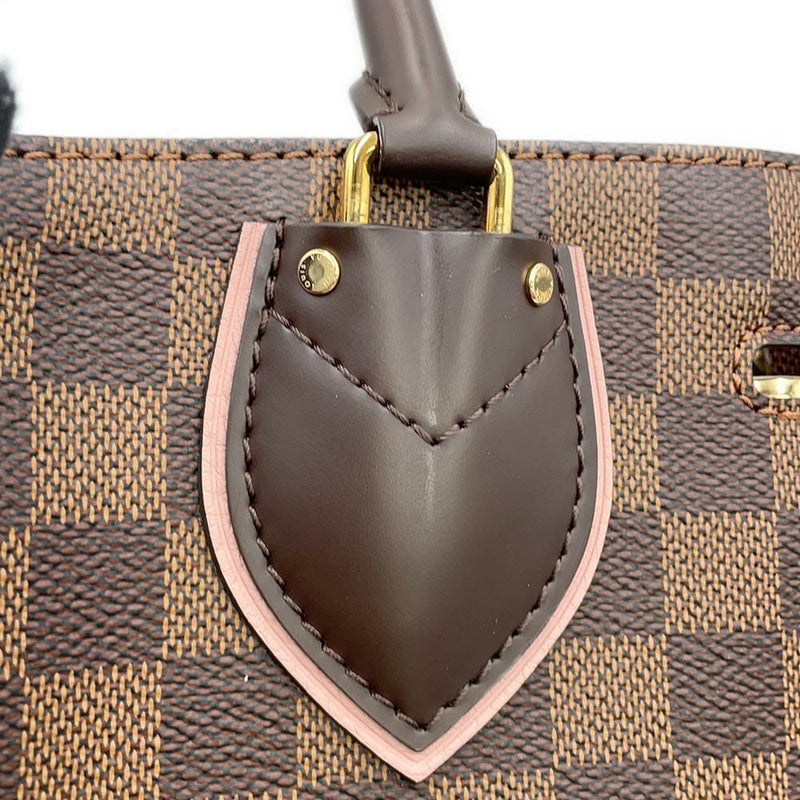ルイヴィトン ハンドバッグ ダミエ・エベヌ ノルマンディー N41488 LOUIS VUITTON 2way ピンク