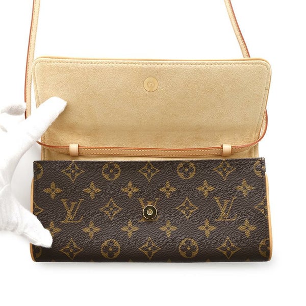 ルイヴィトン ショルダーバッグ モノグラム ポシェットツインGM M51852 LOUIS VUITTON ヴィトン バッグ