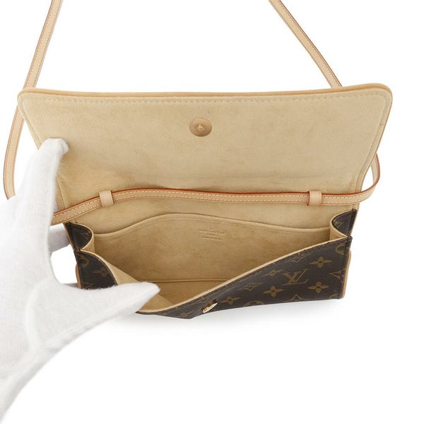 ルイヴィトン ショルダーバッグ モノグラム ポシェットツインGM M51852 LOUIS VUITTON ヴィトン バッグ