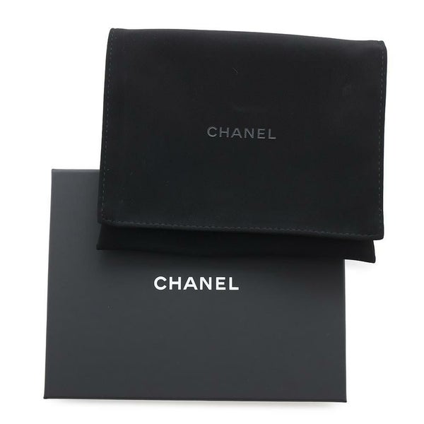 シャネル 三つ折り財布 マトラッセ ココマーク スモール フラップ ウォレット キャビアスキン AP3518 CHANEL 黒