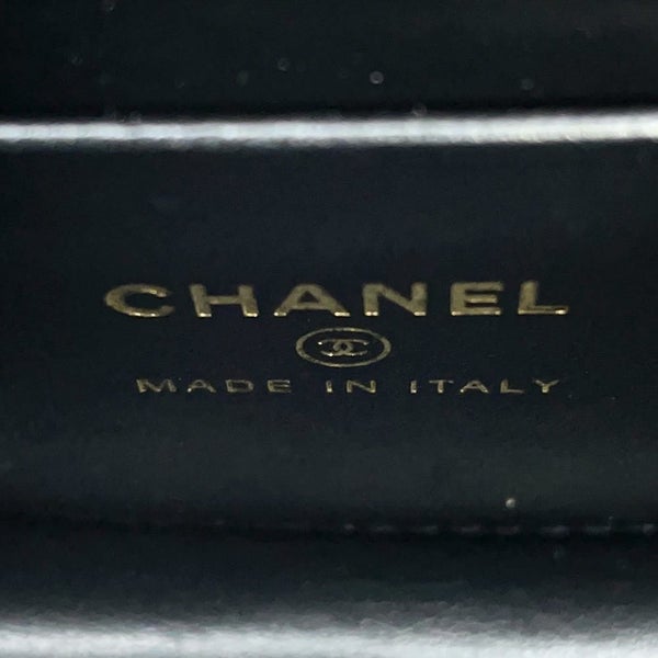 シャネル チェーンショルダーバッグ ココハンドル マトラッセ マイクロ キャビアスキン AP4245 CHANEL 2way 黒