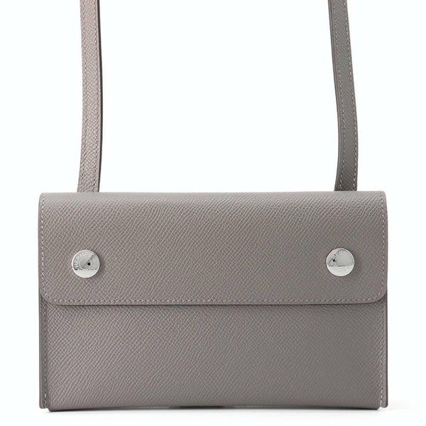 エルメス ショルダーウォレット ナップ トゥーゴー グリメイヤー/シルバー金具 エプソン W刻印