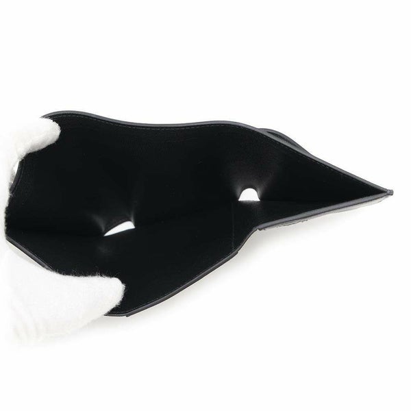エルメス 三つ折り財布 ベアンコンビネ モノクローム ブラック/ブラック金具 ヴァーマダム W刻印 黒
