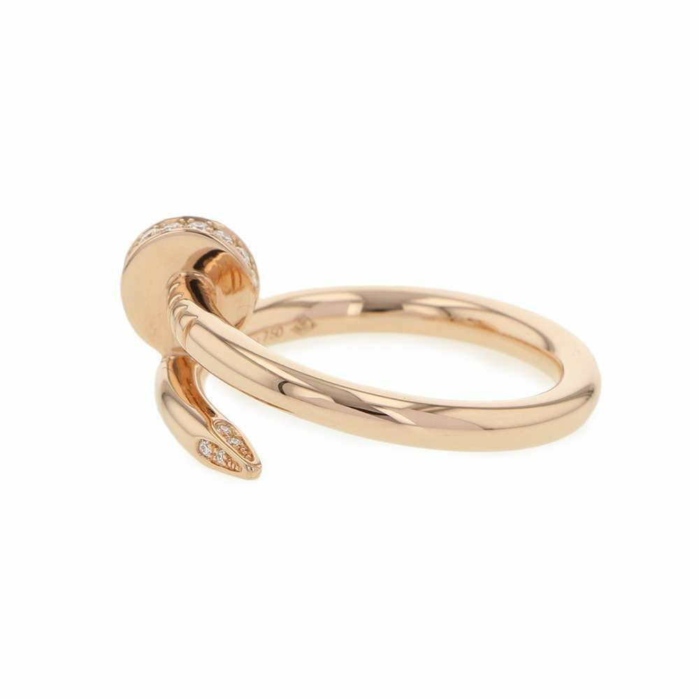 カルティエ リング ジュストアンクル ダイヤモンド 22P 計0.13ct K18PG