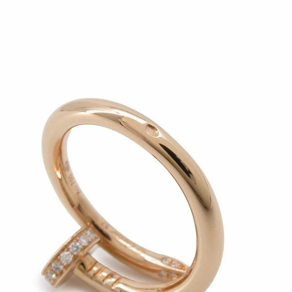 カルティエ リング ジュストアンクル ダイヤモンド 22P 計0.13ct K18PGピンクゴールド リングサイズ57 B4094800 Cartier 指輪