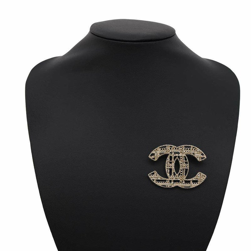 シャネル ブローチ ココマーク ツイード GP B13 B CHANEL アクセサリー