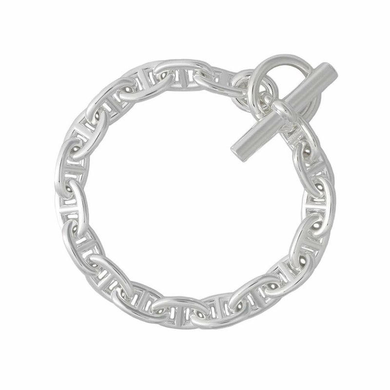 エルメス ブレスレット シェーヌダンクルMM 18コマ SV925シルバー HERMES ジュエリー