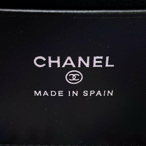 シャネル コインケース マトラッセ ココマーク キャビスキン AP4332 CHANEL 財布 黒