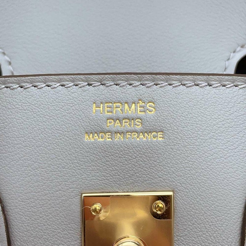 エルメス バーキン25 グリパンタン/シャンパンゴールド金具 スイフト K刻印 HERMES