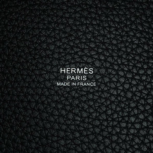 エルメス ハンドバッグ ピコタンロックPM ブラック/シルバー金具 トリヨンクレマンス W刻印 黒