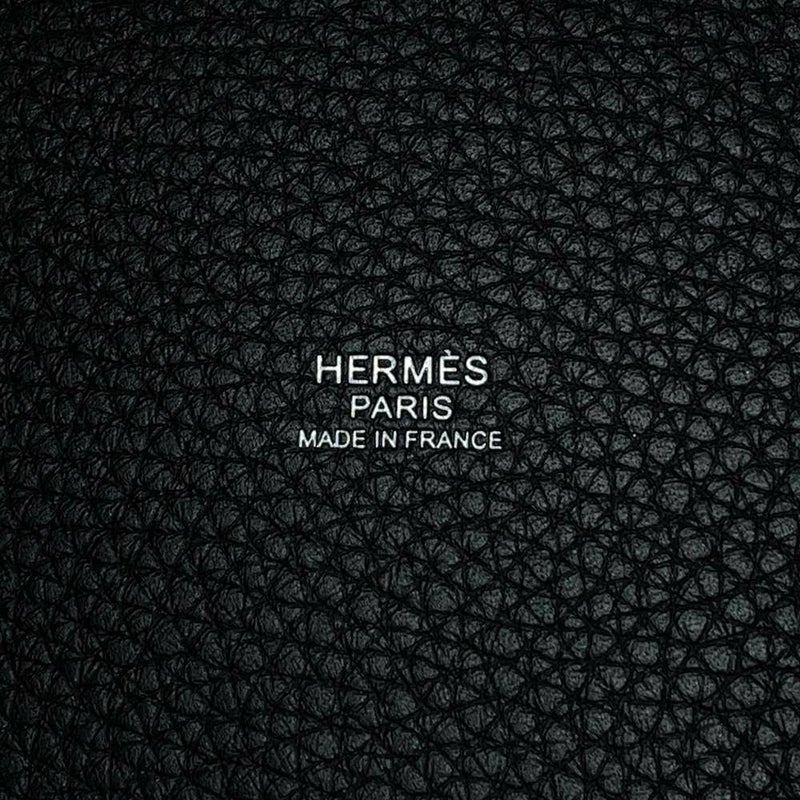 エルメス ハンドバッグ ピコタンロックPM ブラック/シルバー金具 トリヨンクレマンス W刻印 黒