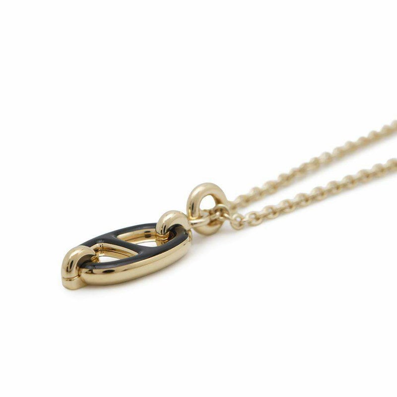 エルメス ネックレス ペンダント ミニ・マイヨン PM HERMES アクセサリー 黒