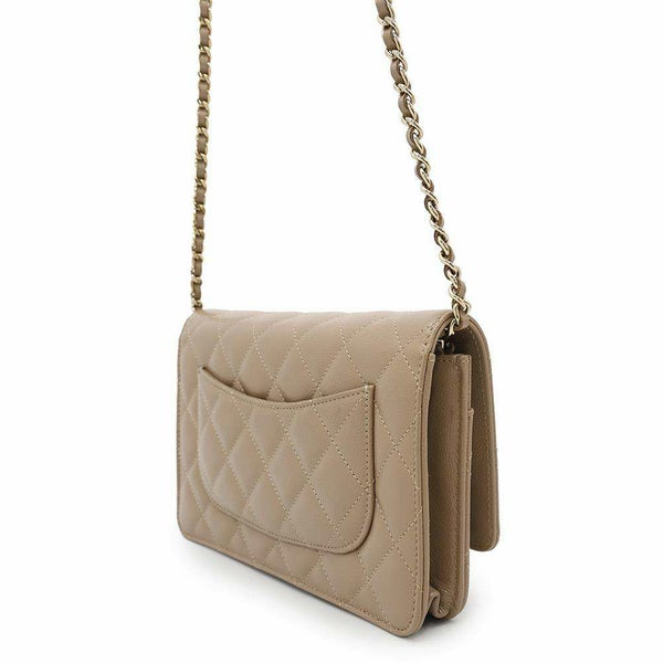 シャネル チェーンウォレット クラシック マトラッセ ココマーク キャビアスキン AP0250 CHANEL 財布