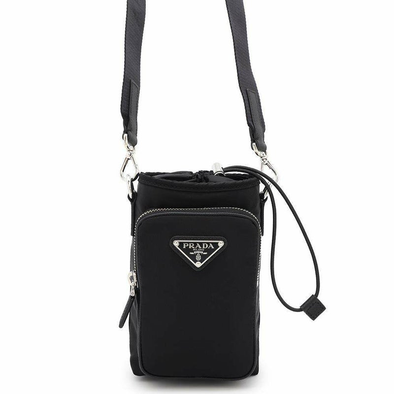 プラダ ショルダーバッグ Re-Nylon スマートフォンケース ナイロン 2ZH155 PRADA バッグ 黒