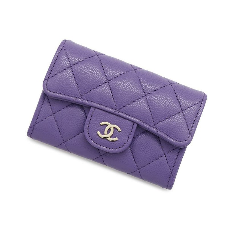 シャネル カードケース マトラッセ クラシックカードケース ココマーク キャビアスキン AP0214 CHANEL 名刺入れ