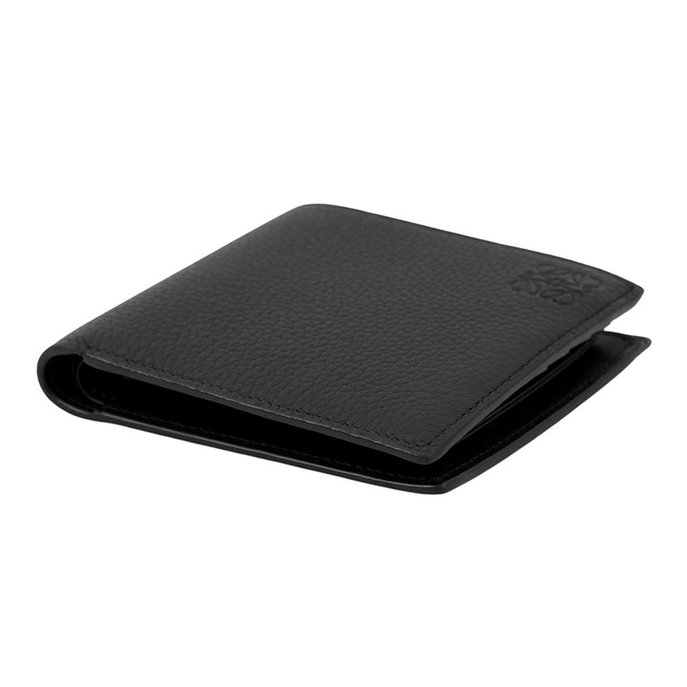 ロエベ 二つ折り財布 バイフォールド ウォレット ソフトグレインカーフレザー C660501X03 LOEWE 財布 メンズ 黒 ロエベ 二つ折り財布 バイフォールド コインウォレット ソフトグレイン