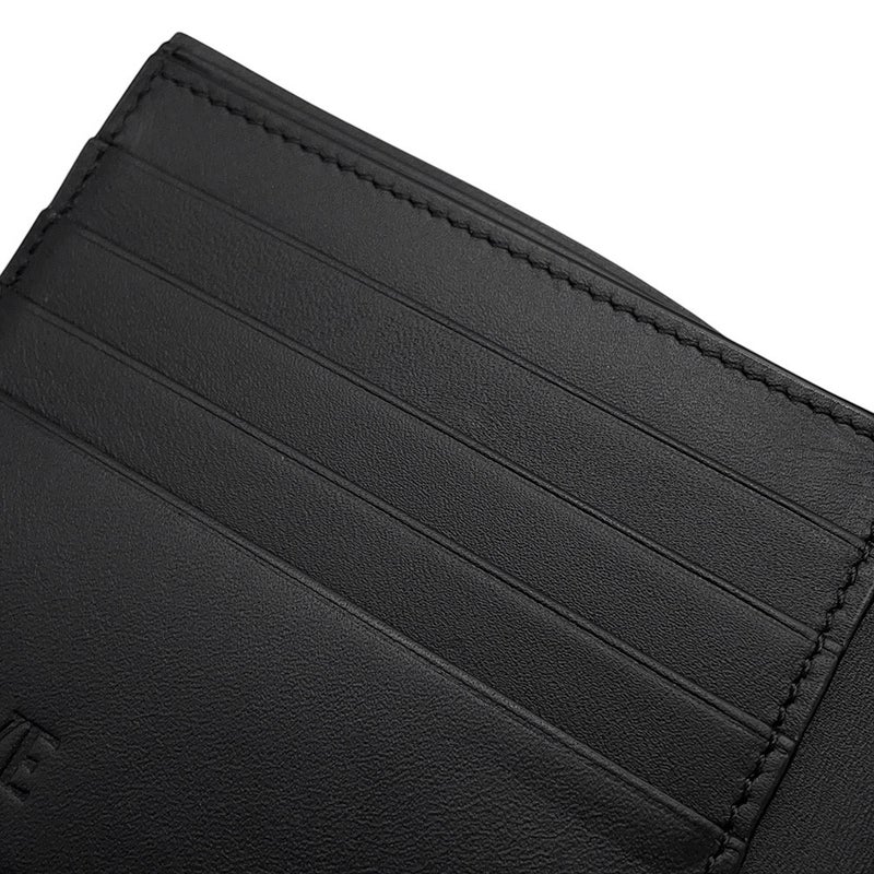 ロエベ 二つ折り財布 バイフォールド コインウォレット ソフトグレインカーフレザー C660501X03 LOEWE 財布 メンズ 黒