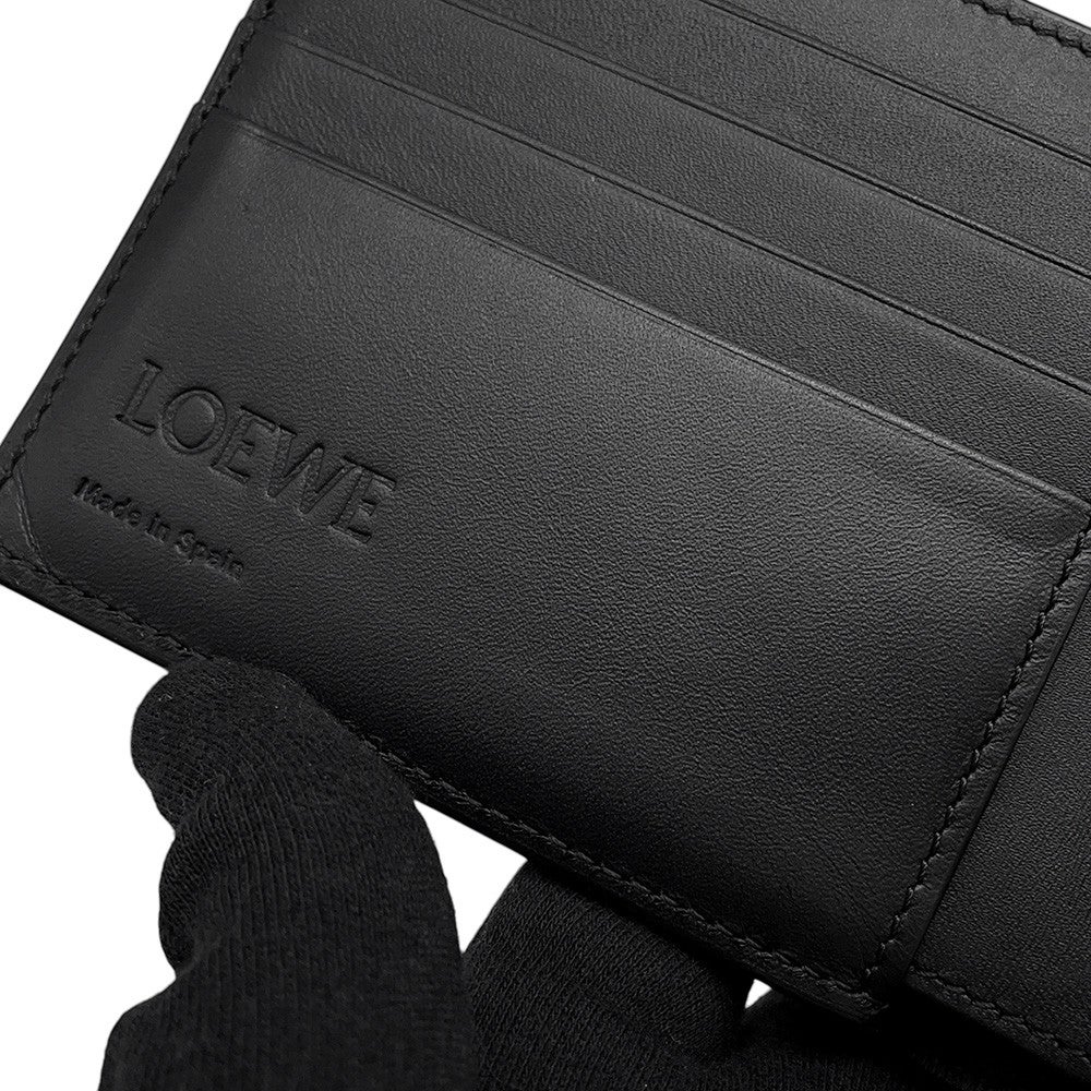 ロエベ 二つ折り財布 バイフォールド コインウォレット ソフトグレイン