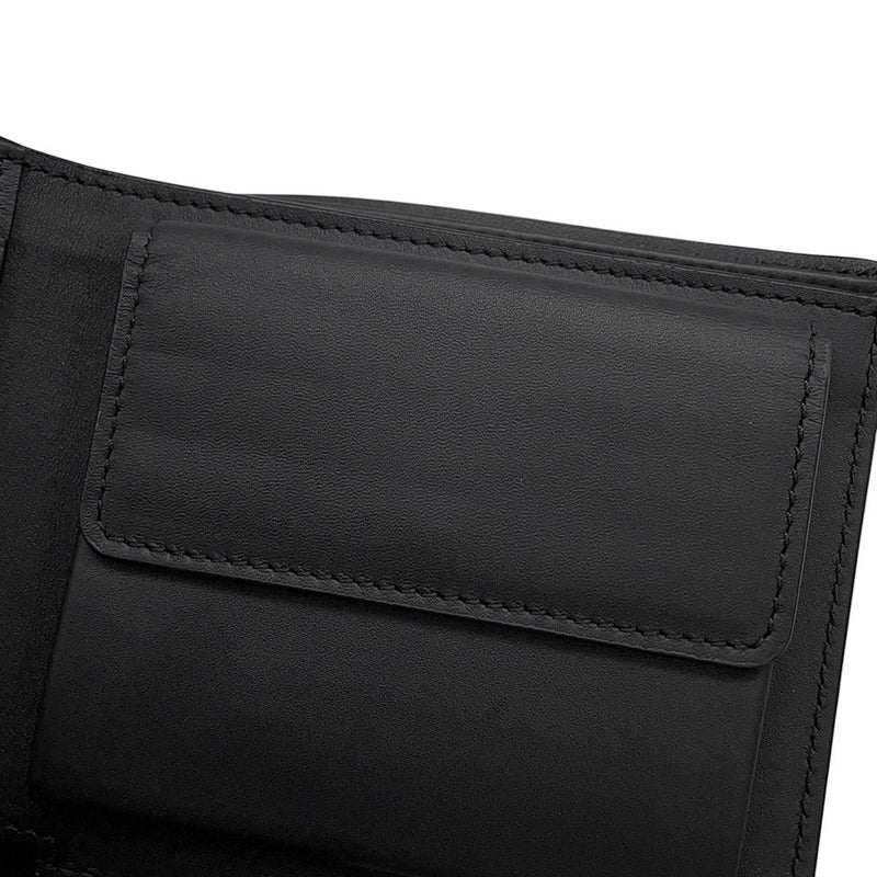 ロエベ 二つ折り財布 バイフォールド コインウォレット ソフトグレインカーフレザー C660501X03 LOEWE 財布 メンズ 黒