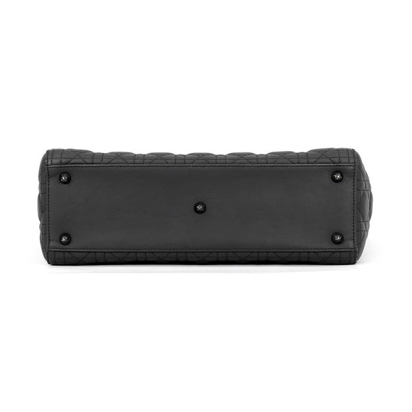 クリスチャン・ディオール ハンドバッグ レディディオール カナージュ ラージ M0566SLOI Christian Dior 2way 黒