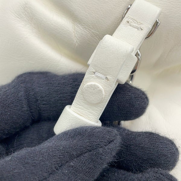 メゾンマルジェラ チェーンショルダーバッグ グラムスラム バケットバッグ レザー S56WG0111 Maison Margiela 白