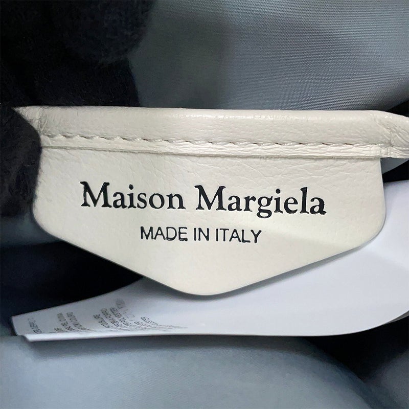 メゾンマルジェラ チェーンショルダーバッグ グラムスラム バケットバッグ レザー S56WG0111 Maison Margiela 白